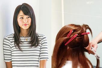 サラ艶ストレート☆
乾かすだけでOK!ばっちりナチュラ ルストレート♪